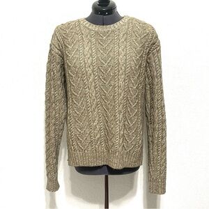 Lauren Ralph Lauren VINTAGE Woman Relic Gold Knit Sweater Size M